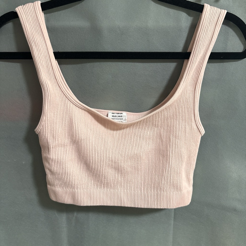 Cotton On Blush Ribbed Tank